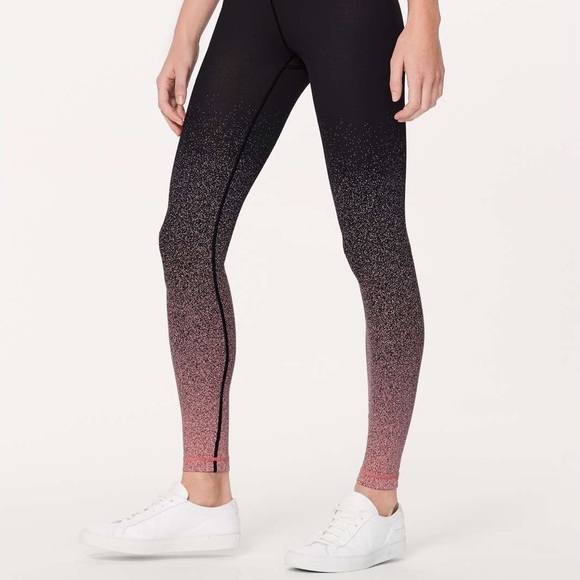 Lululemon Wunder Under Hi-Rise Tight  - 10 Pink Ombré Speckle - Picture 1 of 7